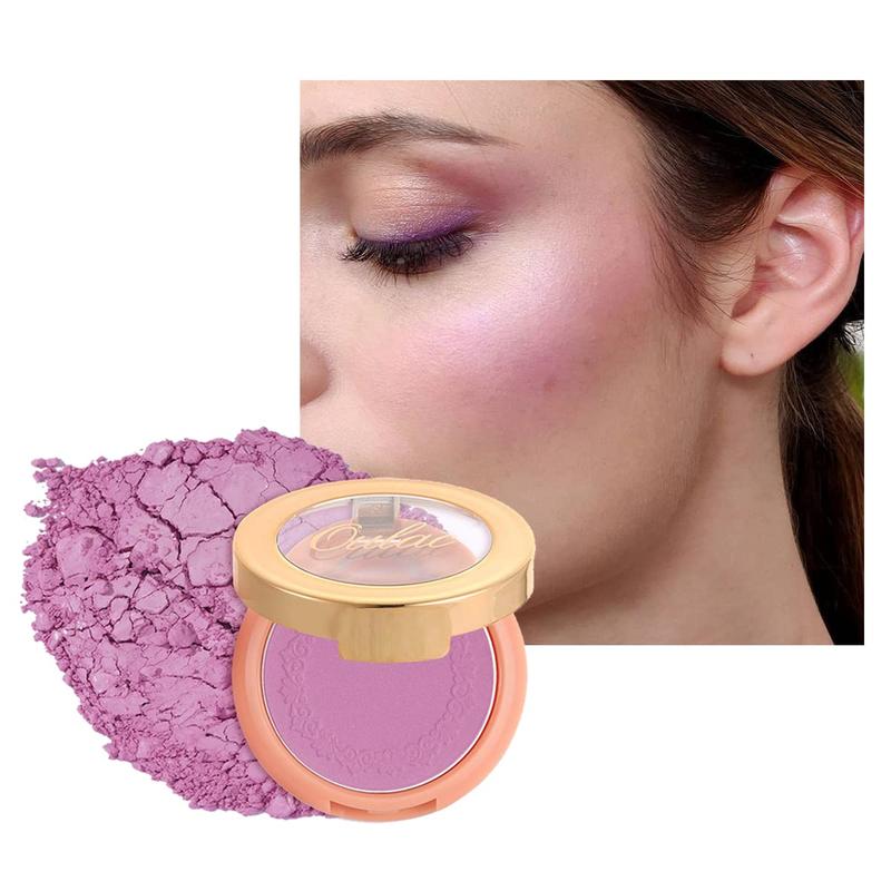 Purple blush for cheek blush makeup | highly pigmented cream blush | natural matte finish | sculpts and highlights face | cruelty-free blush without rose oil