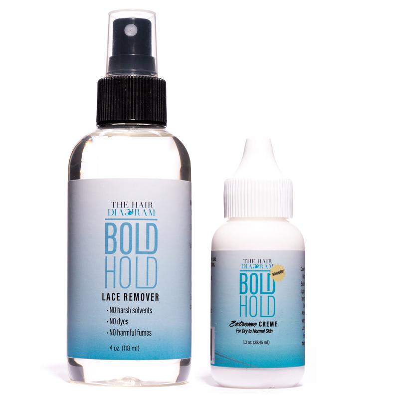 Bold Hold Extreme Creme & Remover - Combo Pack by The Hair Diagram bold hold