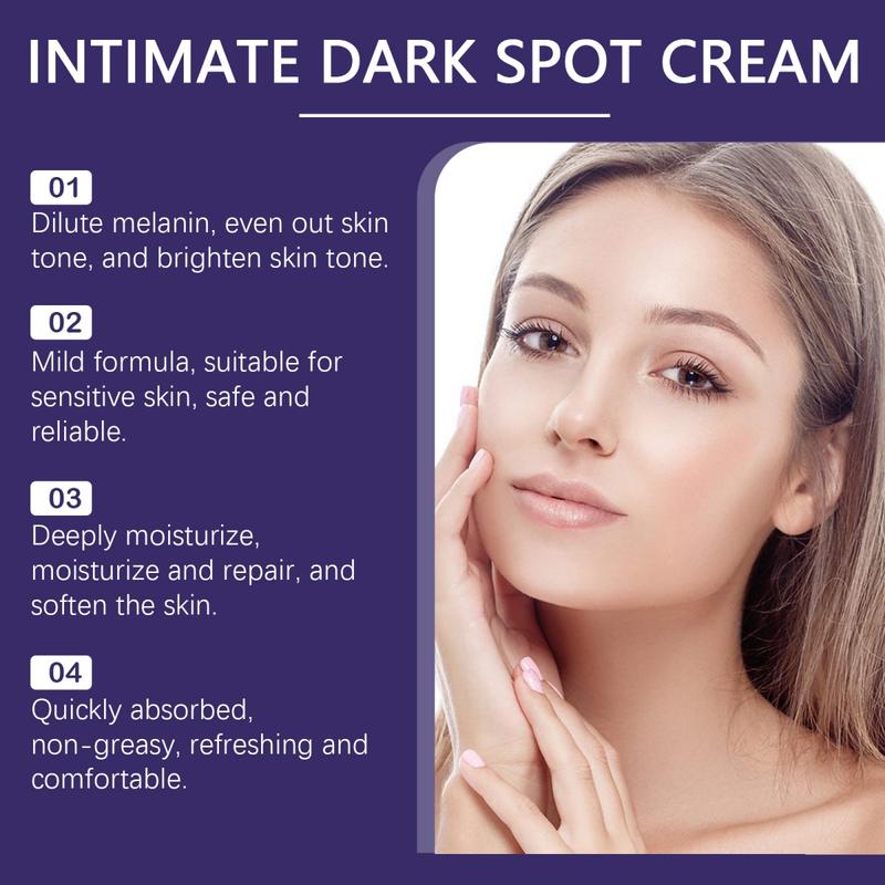 Intimate Dark Spot Cream - Spot Lightening, Melanin Removal, 50G Moisturizers Retinol