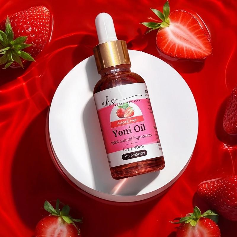 Strawberry Oil for skin with essential oil