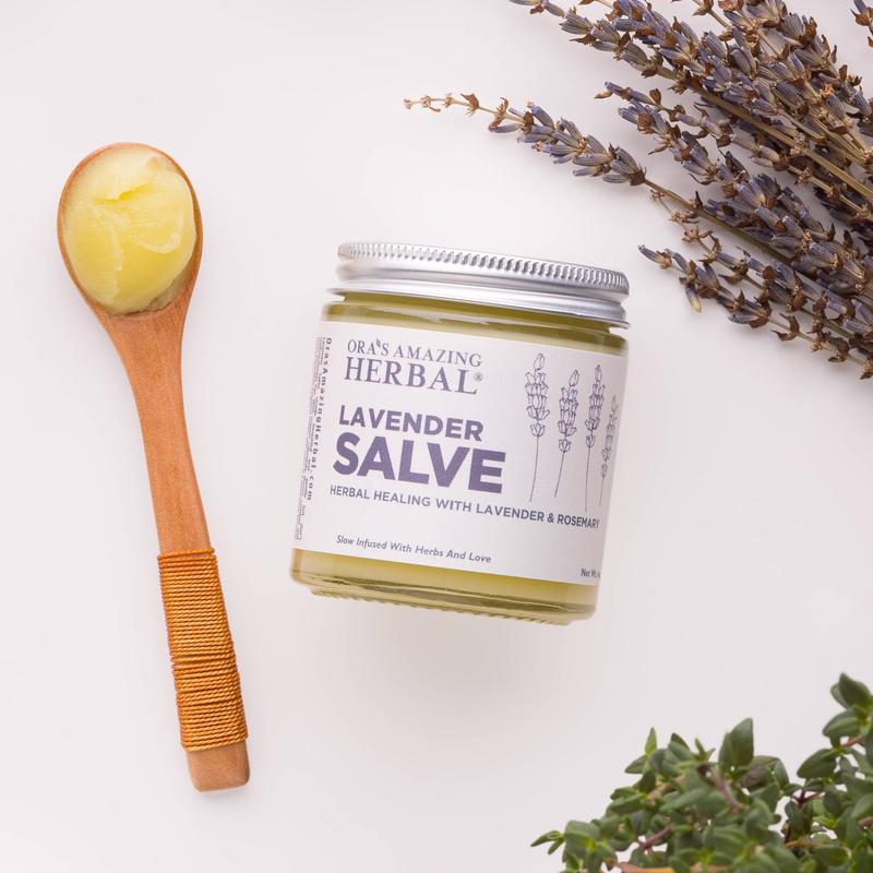 Lavender Herbal Body Salve, 4oz - Soothing & Moisturizing for Skin Healing