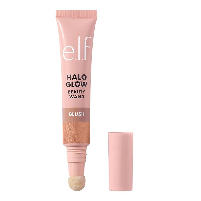 e.l.f. Halo Glow Blush Beauty Wand, Liquid Blush Wand For Radiant, Flushed Cheeks, Infused With Squalane, Vegan & Cruelty-free