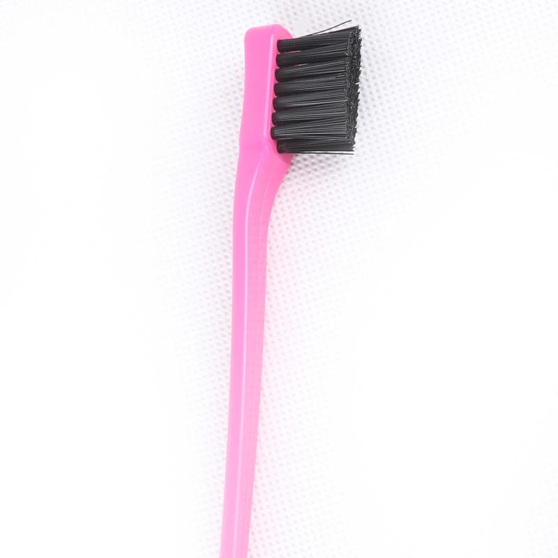 Bling Hair 1pcs Random color Double head makeup comb Dye hair comb Eyebrow brush mascara brush Wax shredded hair modification bangs dye brush