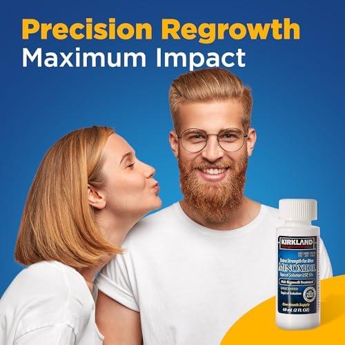 2 MONTHS KIRKLAND MINOXIDIL 5% MENS EXTRA STRENGTH HAIR LOSS REGROWTH SOLUTION