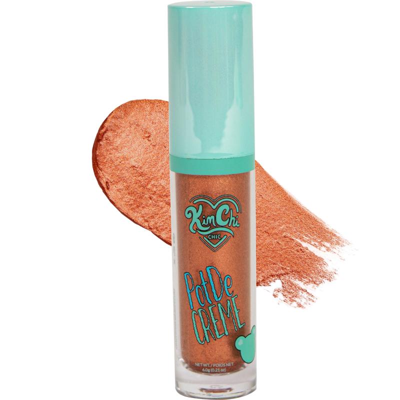 KimChi Chic PotDe Creme Cream Eyeshadow with Doe-foot Applicator - High shine & Smudge-proof, Easy to Blend, Cosmetic Makeup