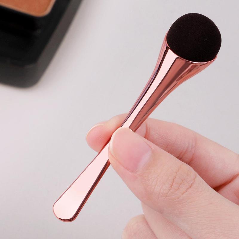 Makeup Sponge with Handle, Professional Soft Makeup Sponge Stick, Makeup Tool for Face & Eye, Portable Travel Makeup Tool