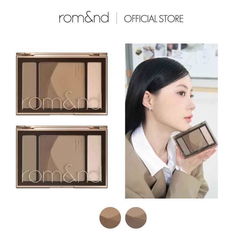 [rom&nd Official Shop] rom&nd Better Than Contour 100g, Natural Glow Finish, Lightweight Formula, k beauty makeup Bronzer