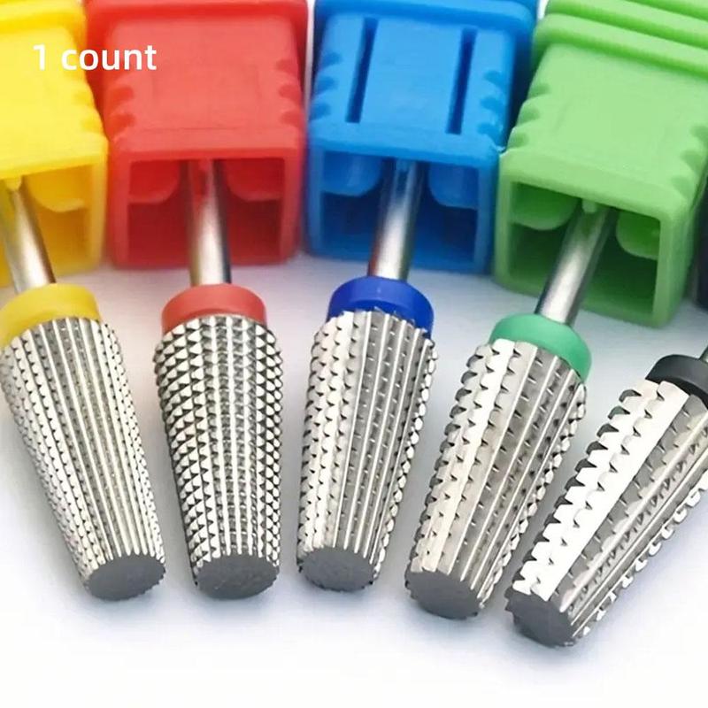 Nail Drill Bit, 1 Count Professional Corn Ceramic Nail File for DIY Nail Art, Manicure & Pedicure Tools for Home & Salon Use