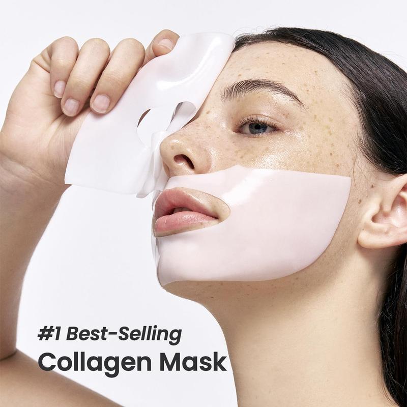 [BIODANCE] Bio-Collagen Real Deep Mask 1.19 oz x 4EA Hydrating Korean Skincare Collagen Real Deep Hydrogel Overnight Comfort Mask Sheets Facial Mask Pack Moisturizer Hyaluronic Moisturizing Pore Minimizing Sensitive Tightening Skin Repair