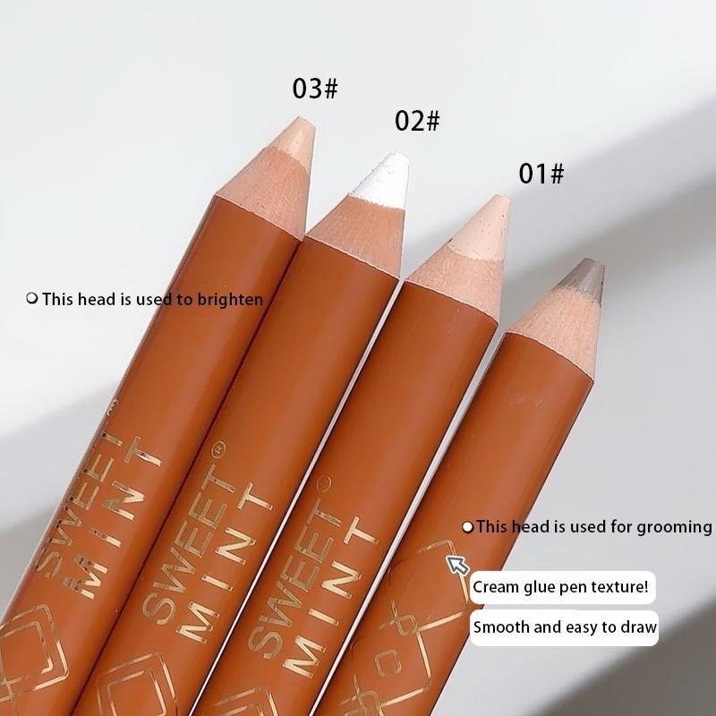 Double-ended Contour Pen, 3 Counts set Long Lasting Contour Stick, Highlighter Pen, Facial Contouring Makeup Pen, Makeup Tool for Women & Girls