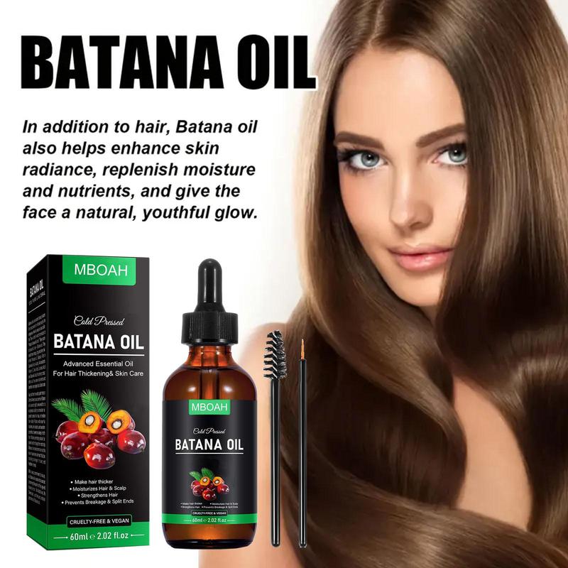 Batana Oil Hair Care Oil, 1 Box Multi-purpose Hair Care Oil for Skin, Eyelashes, Hair, Moisturizing Hair Care Oil for Women and Men, Christmas Gift