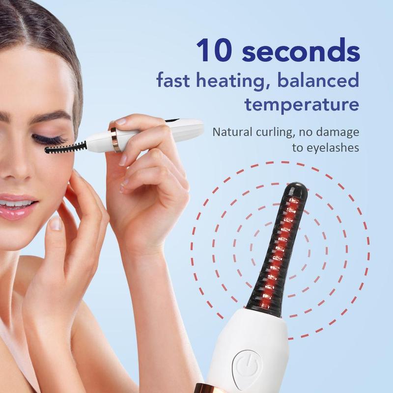 Electric Eyelash Curler, Portable Digital Eyelash Beauty Equipment, Natural and Long-lasting Styling Tool, Eyelash Curling Machine, Christmas Gift