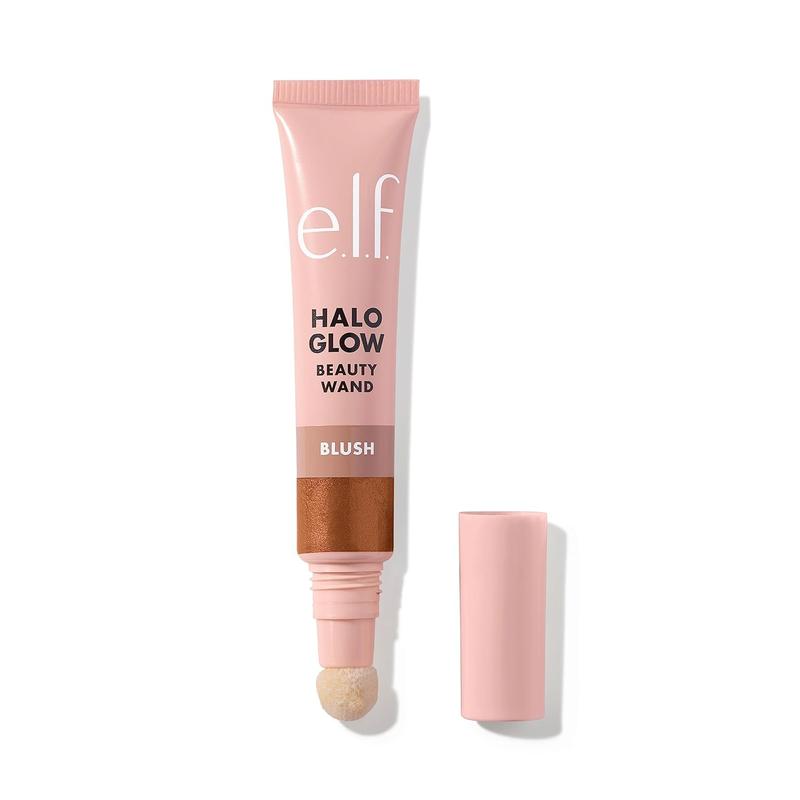 e.l.f. Halo Glow Blush Beauty Wand, Liquid Blush Wand For Radiant, Flushed Cheeks, Infused With Squalane, Vegan & Cruelty-free