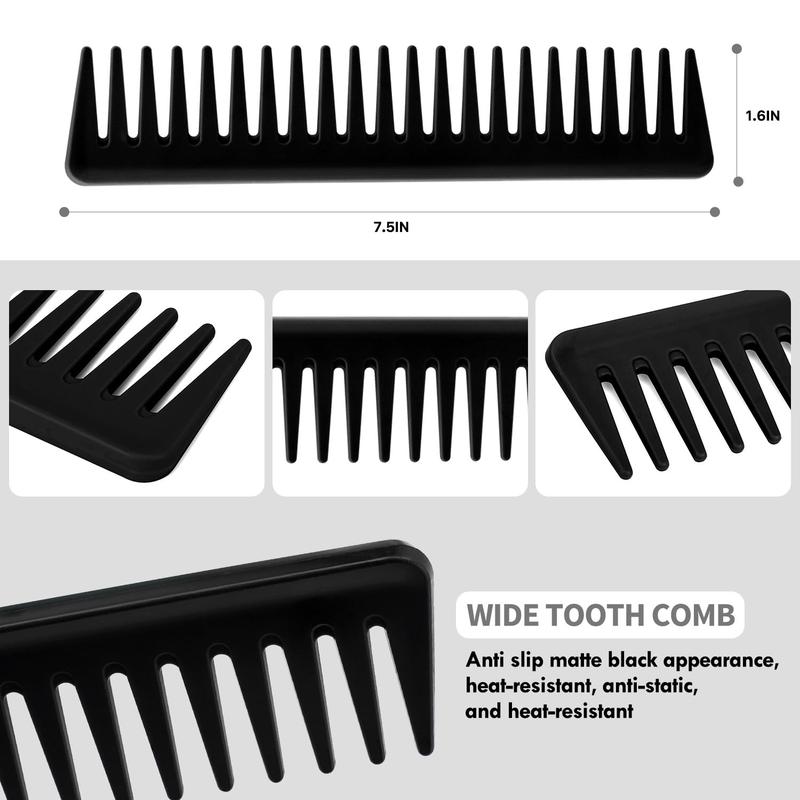 Hair Brush Set, Hair Brushes for Women Men Kids Curly Hair, Detangling Brush for Natural 3 4abc Hair with Detangler Brush Hair Spray Bottle 9 Row Brush Wide Tooth comb