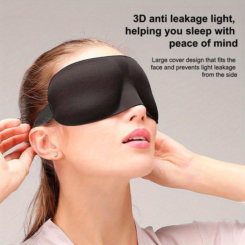 3D Sleep Eye Mask, 1 2pcs Soft Breathable Eye Mask, Sleep Eye Cover, Eye Protection Mask for Home & Travel