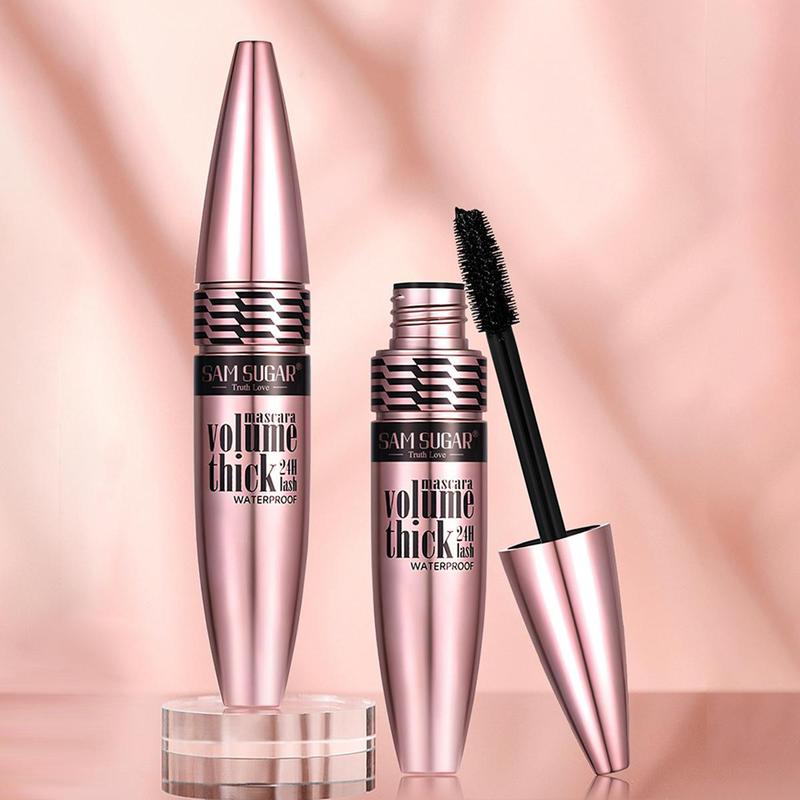 Waterproof Mascara, 4 Counts set Long Lasting Curling Mascara, Eye Lashes Lengthening Volumizing Defining, Professional Eye Makeup Products