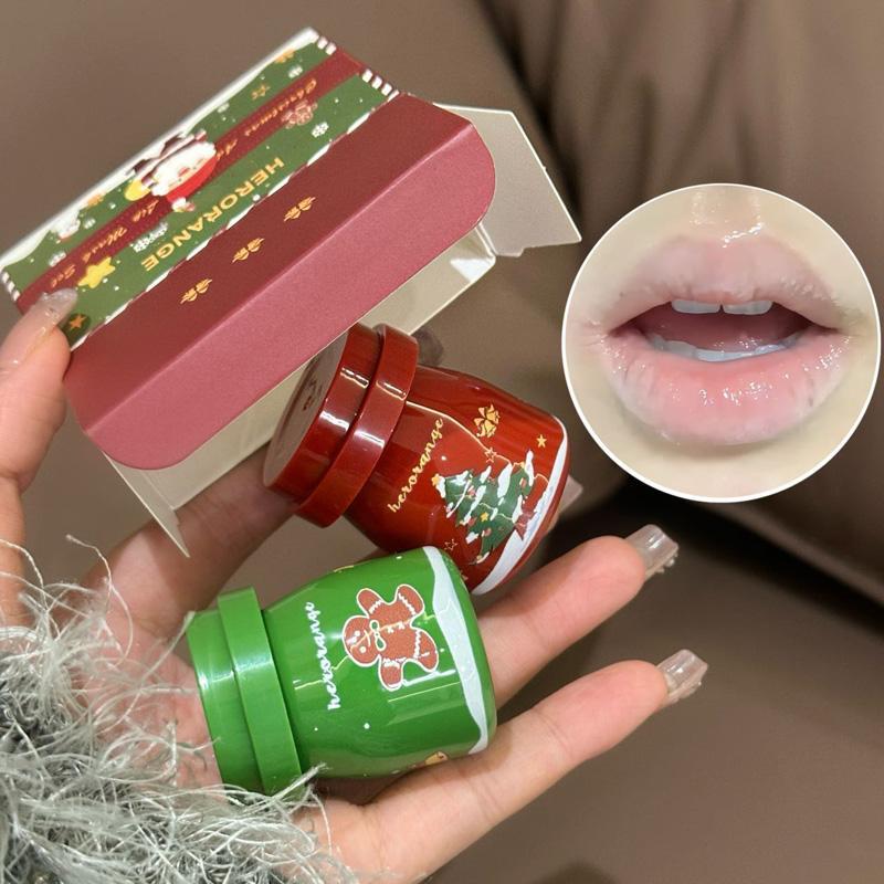 Moisturizing Lip Mask Set, 2 Counts box Hydrating Lip Care Lip Mask, Lip Moisturizer, Plumping Lip Balm, Lip Care Product for Women & Girls