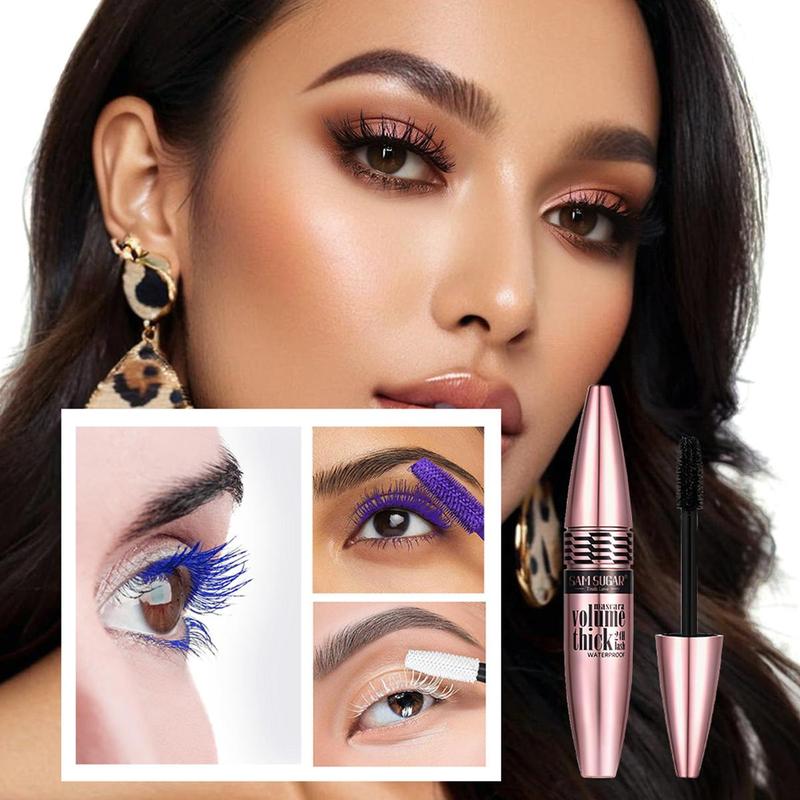 Waterproof Mascara, 4 Counts set Long Lasting Curling Mascara, Eye Lashes Lengthening Volumizing Defining, Professional Eye Makeup Products