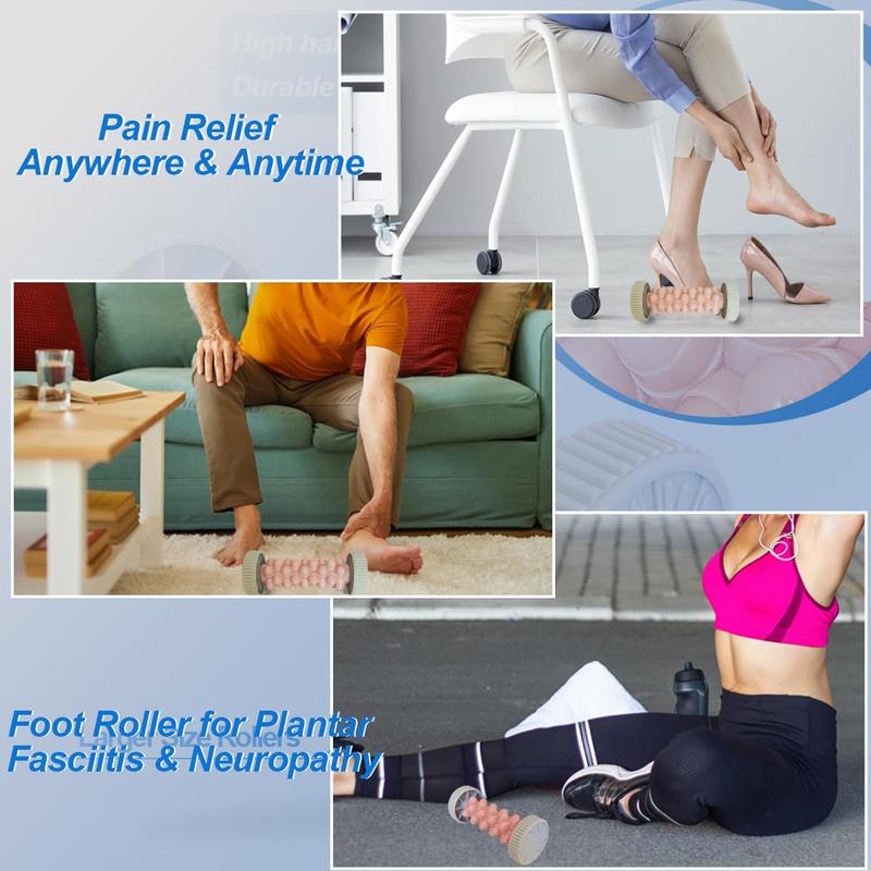 Foot Massage Roller for Plantar Fasciitis , Portable Foot  for Foot Arch, Heel ,  and , Foot  Roller Trigger Point Reflexology Tool