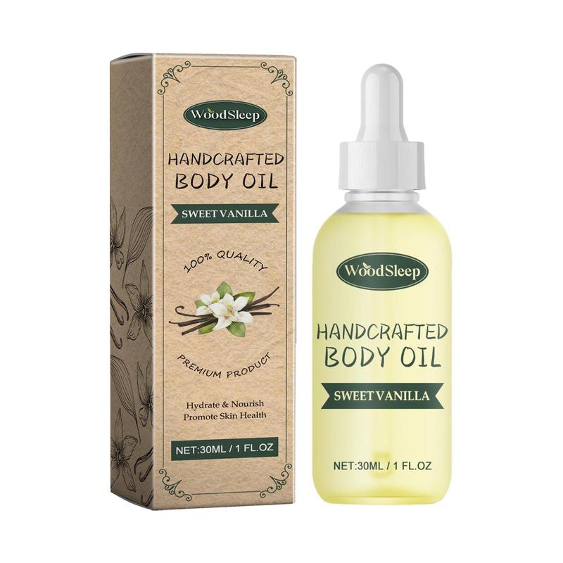 Sweet Vanilla Body Oil, Moisturizing Body Massage Oil, Hydrating Body Care Oil, Body Care Product for Women & Men