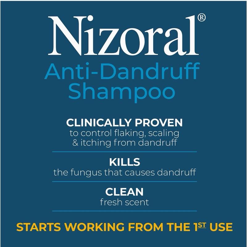 Nizoral Anti-Dandruff Shampoo with 1% Ketoconazole, Fresh Scent, 7 Fl Oz Conditioner Cleanser Cleansing Comfort Haircare