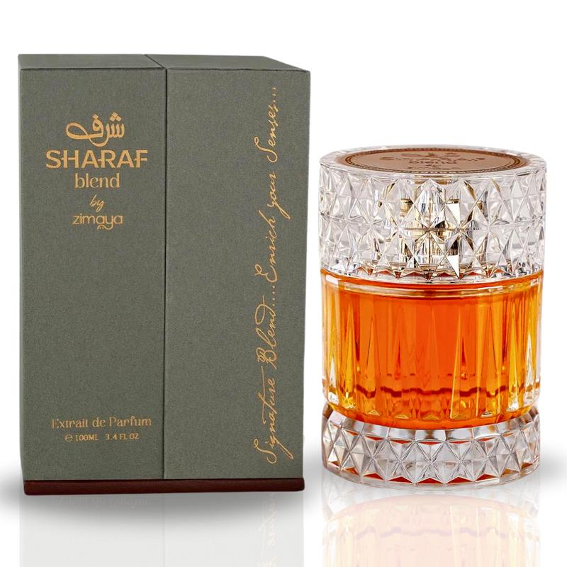 SHARAF BLEND Extrait De Parfum Spray 100ML (3.4OZ) by ZIMAYA | Long Lasting, Signature Blend - Enrich Your Senses.