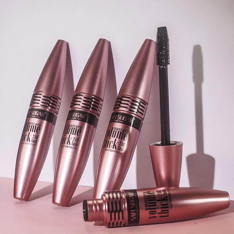 Waterproof Mascara, 4 Counts set Long Lasting Curling Mascara, Eye Lashes Lengthening Volumizing Defining, Professional Eye Makeup Products