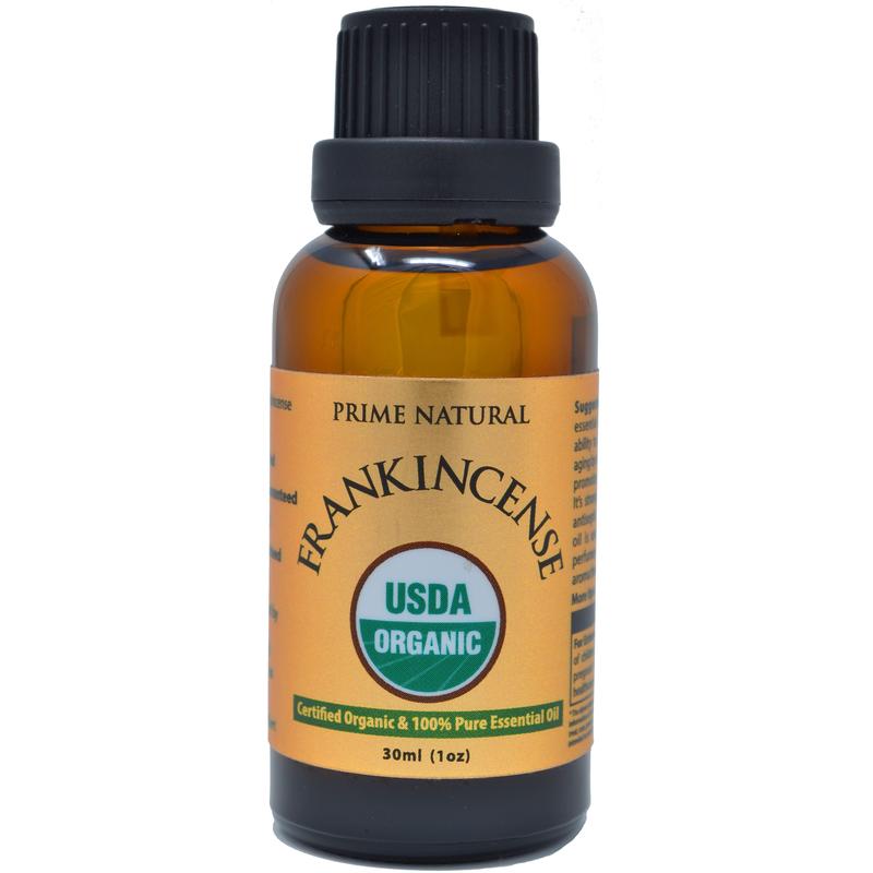 Organic Frankincense Essential Oil 30ml   1oz USDA Certified Boswellia Serrata Pure Undiluted Therapeutic Grade Aromatherapy Scents Diffuser Skin Care Relaxation Calming Meditation Body Care Blend