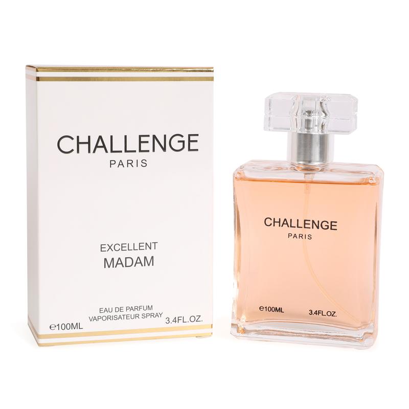 Challenge Paris Excellent Madam Eau De Parfum 100ml 3.4fl.oz. Spray Perfume for Women