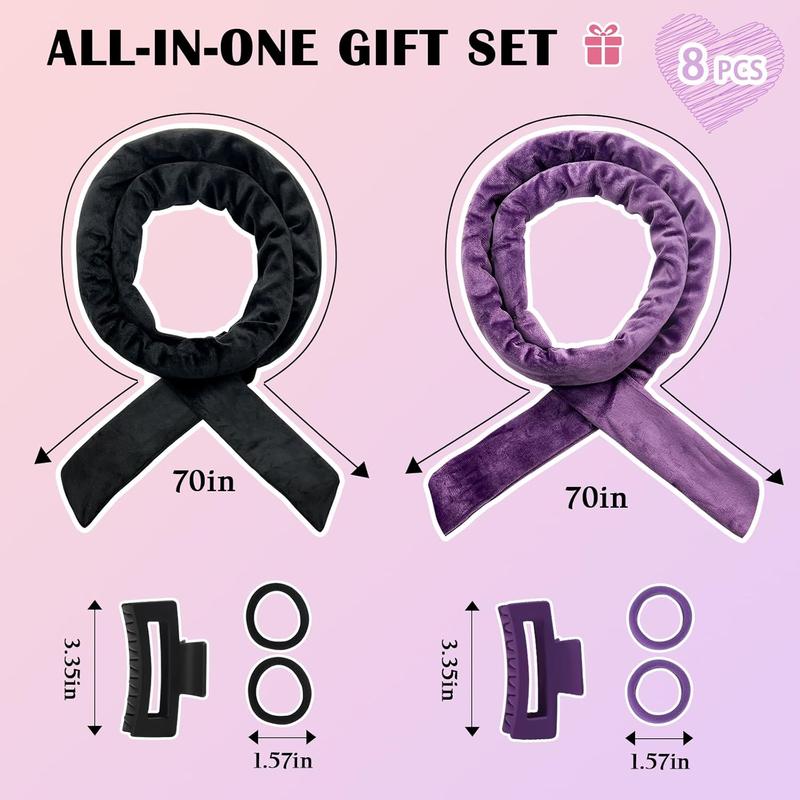 No Heat Hair Curling Headband Set - 70